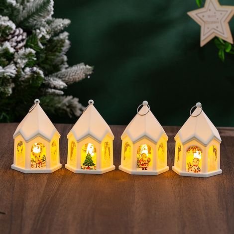 Lampe À Led - Bougie Électronique Décorative - Suspension De Noël - Luminaire Festif Pour Arbre Ou Intérieur - 1 Pièce (1/3)