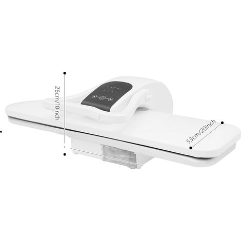 Pressa a vapore, comandi touch, riscaldamento rapido, colore BIANCO, spina europea 220V-240V (1/2)