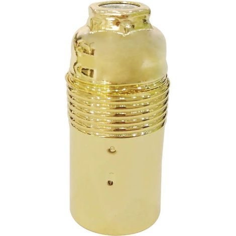 Douille E14 en métal lisse