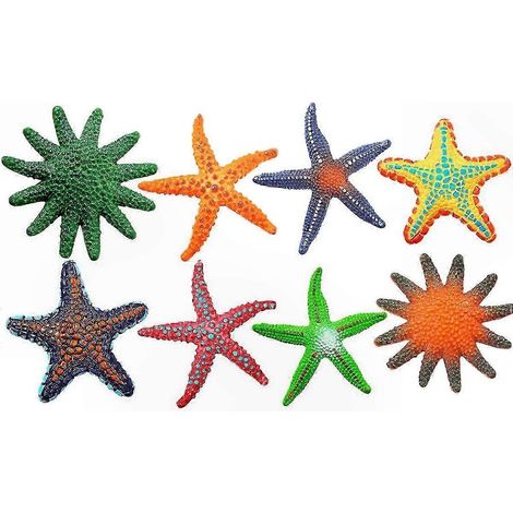 Étoile de mer colorée jouets de plongée pour enfants 4-12 ans, accessoire de natation sous-marine, amusement piscine et plage été, lot ludique (1/5)