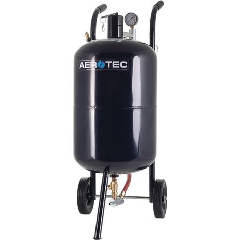 Smerigliatrice a getto di sabbia Aerotec 36 PRO 36l Consumo d'aria 350 l/min-¹ Dimensione granulo 0,2-0,5mm
