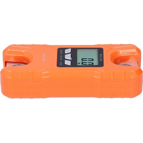 Balance électronique portable suspendue avec écran LCD, boîtier en plastique ABS, capacité 500 kg, jaune (1/5)