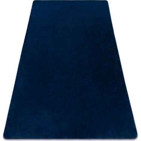 Tapis POSH Shaggy bleu très épais, en peluche, antidérapant, bleu foncé blue 160x220 cm