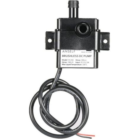 Mini Pompe À Eau - DC 12 V - Débit 240 L/H - Hauteur De Levage 3 M - Étanche - Pour Fontaine Et Aquarium - 1 Pièce (1/4)