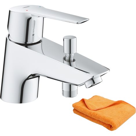 Mitigeur bain douche mécanique GROHE Quickfix Start 2021 + microfibre