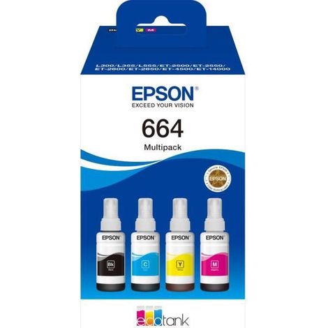 Multipack 4 couleurs EcoTank 664