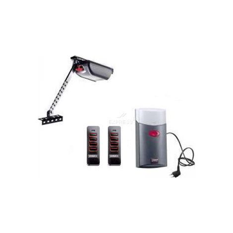 Sommer – Motorisation porte de garage 650N – Boîtier de commande avec récepteur radio intégré – 2 émetteurs Pearl – Compatible portes sectionnelles