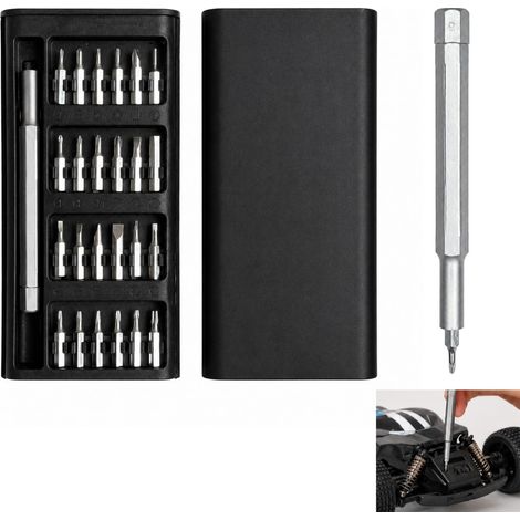 Jeu de Tournevis de Précision (Mini-outil), Kit de 24 Petits Tournevis, Outils de Réparation de Précision pour Téléphones Portables, PC, Ordinateurs Portables, Lunettes (1/5)