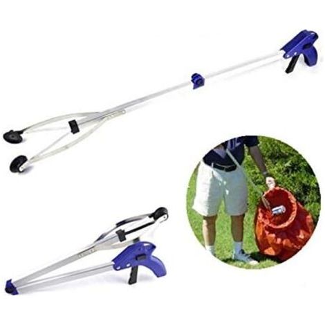 Reacher Grabber 32" Outils de préhension rallonge Bras Pince Préhension Pliage Télescopique, Outil d'aide à la portée l'arthrite pour Personnes âgées - (1/5)