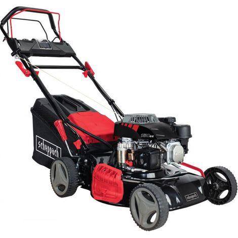 Scheppach – Tondeuse thermique 46 cm – Moteur 4 temps 150 cm³ – Largeur de coupe 46 cm – Hauteur réglable 25 à 75 mm – Pour jardins jusqu'à 1000 m² - MS150646E (1/5)
