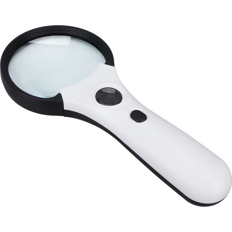 Loupe Lumineuse LED 4 Lumières, Grossissement Haute Précision pour Lecture et Travail de Précision (1/5)