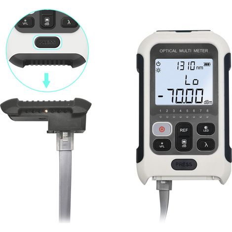 TM570A Multifunktionales optisches Wattmeter, hochpräzises 3-in-1-Wattmeter, -70 bis +10 dBm (1/5)
