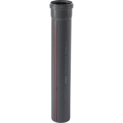 Ostendorf 174050 HTSafe Rohr Abflussrohr DN 90 x 1500 mm grau Kunststoffrohr