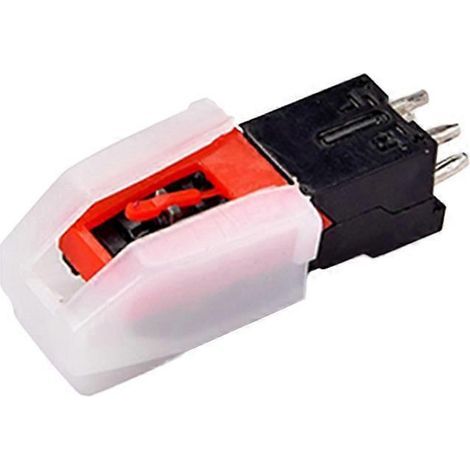 Cellule magnétique pour disque vinyle avec kit d'aiguille pour vinyle LP et accessoires pour gramophone-Red (1/3)