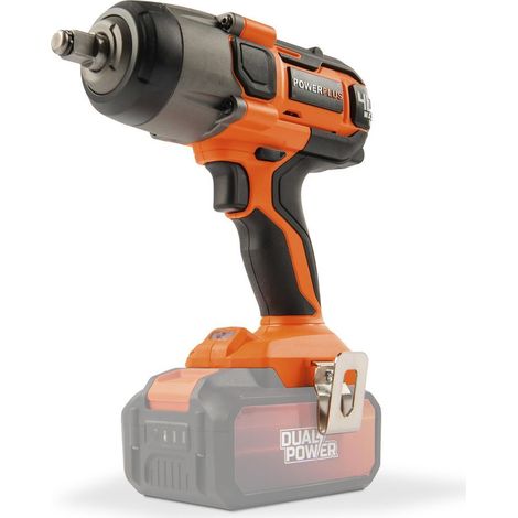 Powerplus Dual Power Clé à Chocs sans Fil POWDP20400 - Clé à Chocs sur Batterie de 1/2" et 40 V, 3300 tr/min. et 350 Nm, sans Batterie ni Chargeur (1/5)