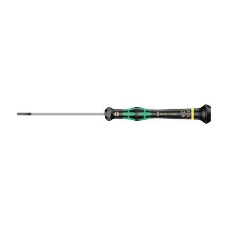 POUR LÉLECTRONIQUE ET LA MÉCANIQUE DE PRÉCISION TOURNEVIS POUR VIS À FENTE WERA 2035 05118008001 LARGEUR DE LA LAME: 2.5 MM LONG
