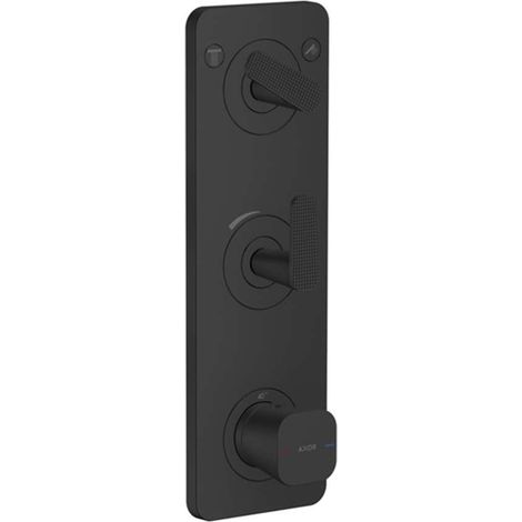 Axor Citterio C - Miscelatore termostatico ad incasso per 2 utenze, nero opaco 49701670 (1/2)