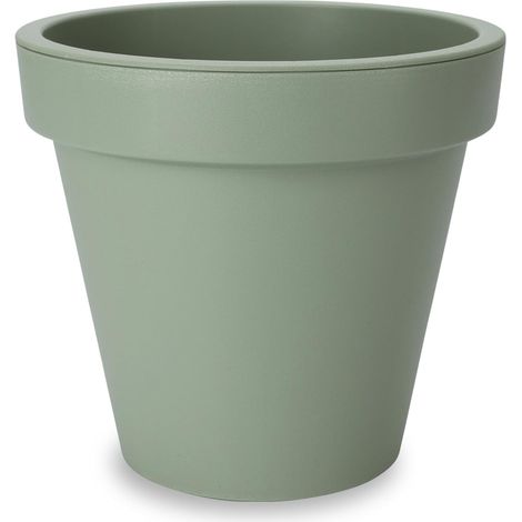 1 Pot de fleurs, plastique, diamètre 58 cm, vert menthe, résistant intempéries, usage intérieur extérieur
