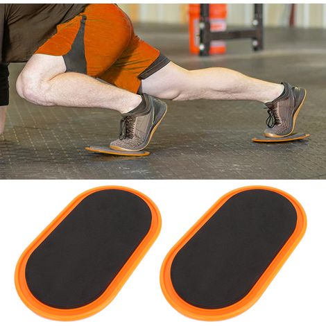 2 Disques de Glisse Ovales pour Yoga, Fitness et Exercices à Domicile - Équipement d'Entraînement