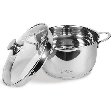 Kochtopf maestro mr-3510-18 Edelstahl 2 Liter rund (1/3)