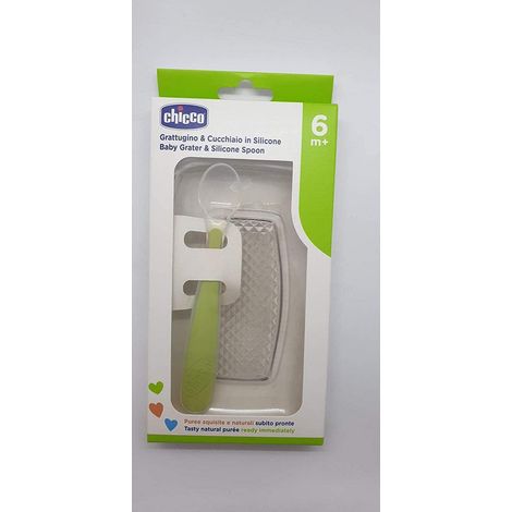 Chicco Rallador y Cuchara de Silicona 6m+