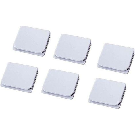 Lot de 6-Pack, le Rideau de Clips, coupe-vent, étanche à l'eau, l'auto-adhésif Duschvorhanggewichte. (1/4)