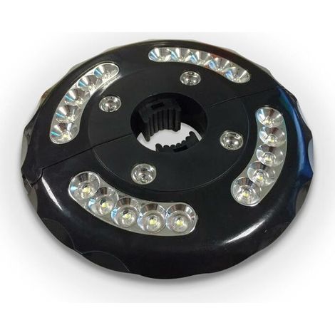 Lampe LED - Noir - Pour parasol mât central. et déporté sweeek (1/5)