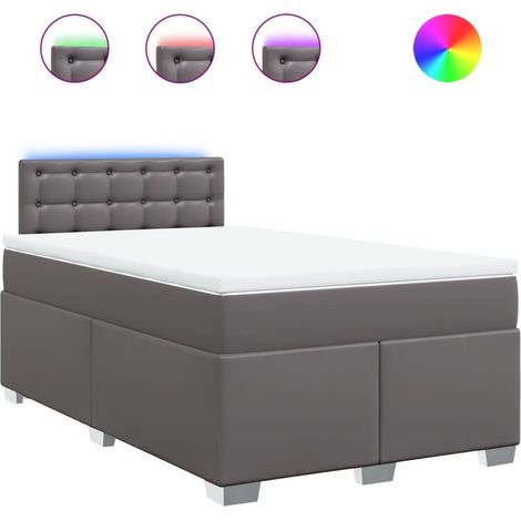 Maison Exclusive - Boxspringbett mit Matratze Grau 120x200 cm Kun