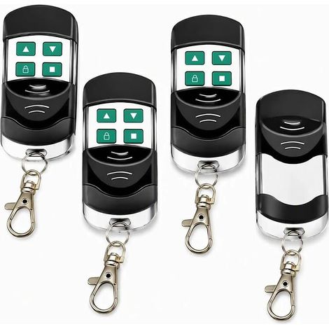 4 Pièces Telecommande Universelle Portail 433,92 MHz Copie Télécommande (1/5)
