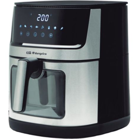 Friggitrice senza olio Orbegozo FDR 8020, capacità 8 litri, potenza: 1500 + 500 W, acciaio inox