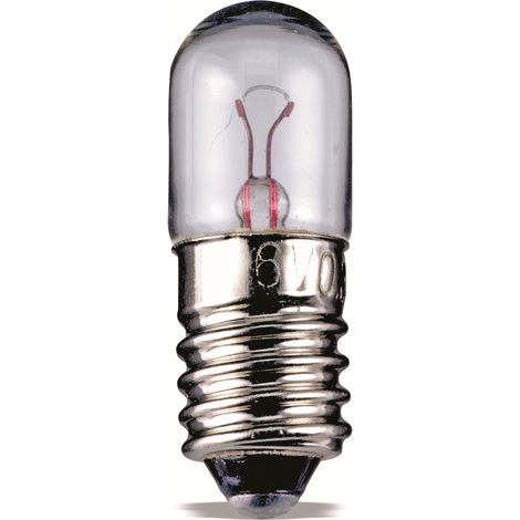 GOOBAY Lampe tubulaire, 9599, T10, E10, 6,3 V, 2 W