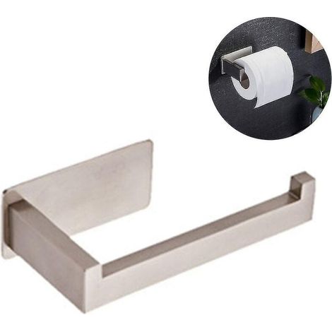 Toilettenpapierhalter aus Edelstahl – silber (1/4)