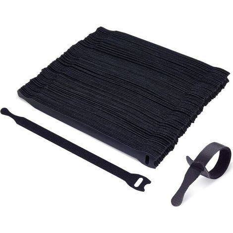 Lot de 100 attaches de câble Trilancer de 20 cm pour organiser les câbles fins (1/5)
