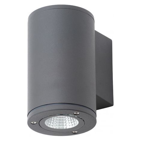 Litecraft Argo Wall Light Outdoor Up or Down LED Garden Fitting - Anthracite (1/5)