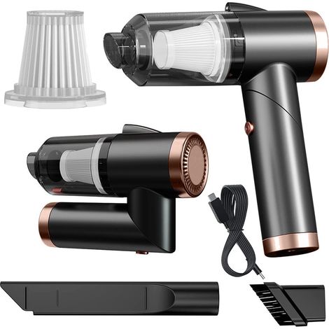 Aspirateur à main sans sac rechargeable multicolore (1/5)