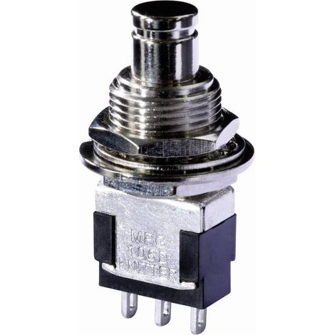 Knitter-Switch MPG 106F MPG 106F Pulsante 250 V/AC 3 A 1 x On / (Off) Momentaneo 1 pz. (1/2)