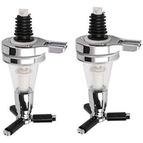 Lot de 2 mesures optiques de bar pour spiritueux, vin, cocktail, bar - 30 ml