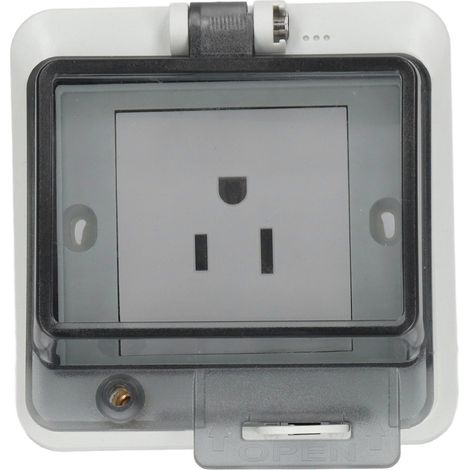 Prise étanche IP66 conforme aux normes américaines, robuste et indéformable, 127 V, 15 A (1/5)