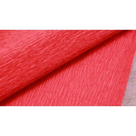 Papier crépon 50 x 250 cm 180 g vieux rouge