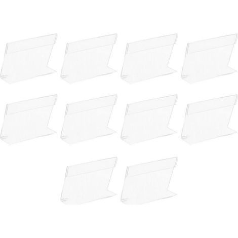 Lot de 40 supports de panneaux publicitaires résistants à l'usure, en acrylique transparent (1/5)