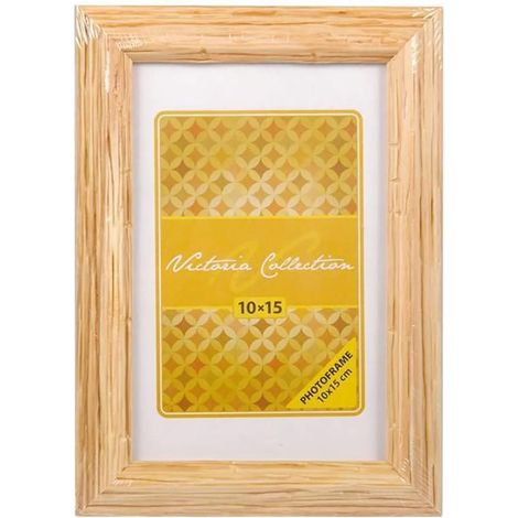 Victoria Cadre Photo Beige Velours 10x15 cm