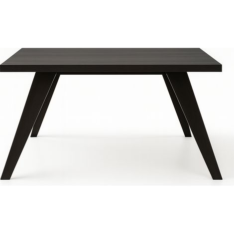 Tavolo "Kepler 22" con gambe e piano in finitura piombo per arredo interno 180 x 90 x h 78 cm (1/3)