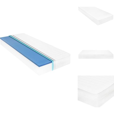Matratze 90 x 200 cm Viskoelastischer Memory-Schaum 18 cm - Matratze - Schaummatratze - Memory Foam Matratze - Visco Elastische Matratze - Orthopädische Matratze (1/5)