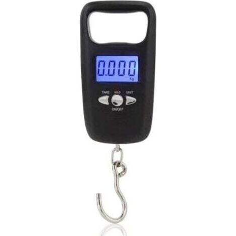 FENOPLASTICABalance de bagage 110lb / 50kg, balance électronique portable LCD Backlight Digital Fishing scale, pesage de valise, voyage, maison (1/4)