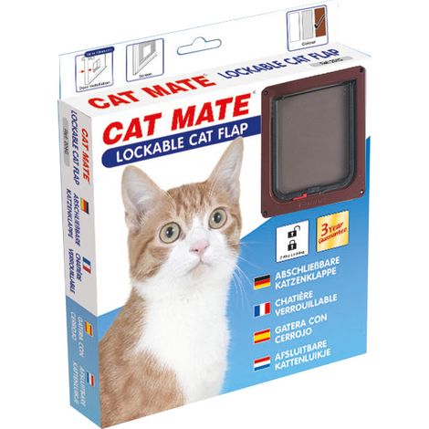K&F CAT MATE 304B PUERTA CIERRE MAGÉNTICO MARRÓN 192 X 200MM