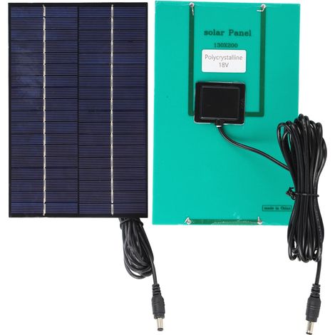 Panneau solaire portable 4,2 W 18 V à cellules en silicium polycristallin efficaces pour chargeur de puissance DIY (1/5)