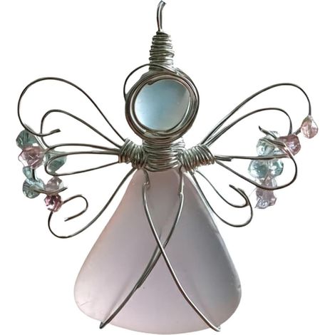 Angel - Sea Glass - Decoration De Noel Pour Arbre - Suspension Plage - Lot De 1 (1/5)