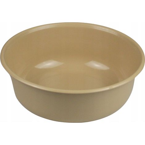 Runde Kunststoffschüssel 1,2 l Beige