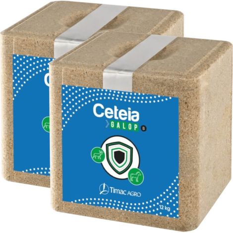 Timac Agro Pierre à Lécher Ceteia GALOP 24 kg Aliment minéral pour chevaux (1/2)