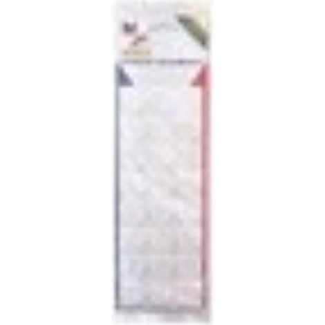 Feltrini tondi d.28 bianco 24 pezzi - masidef (1/2)